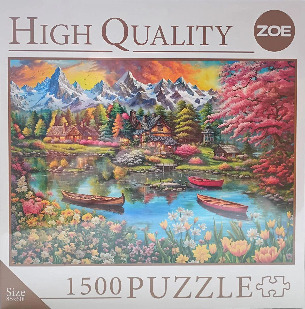 Göl Evi 1500 Parça Puzzle (HD)