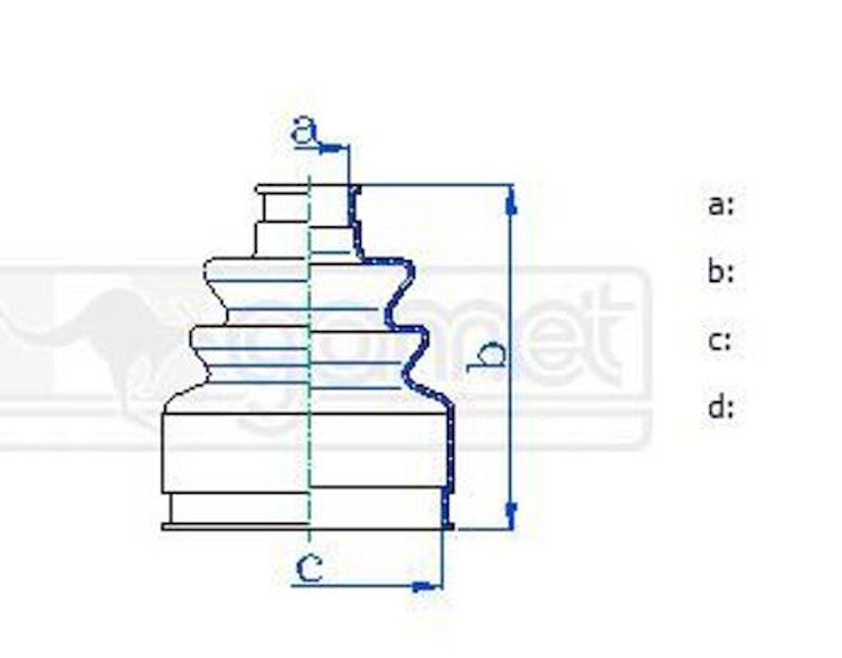 Gomet 551498 Aks Körüğü Felicia Ic 6U0407285