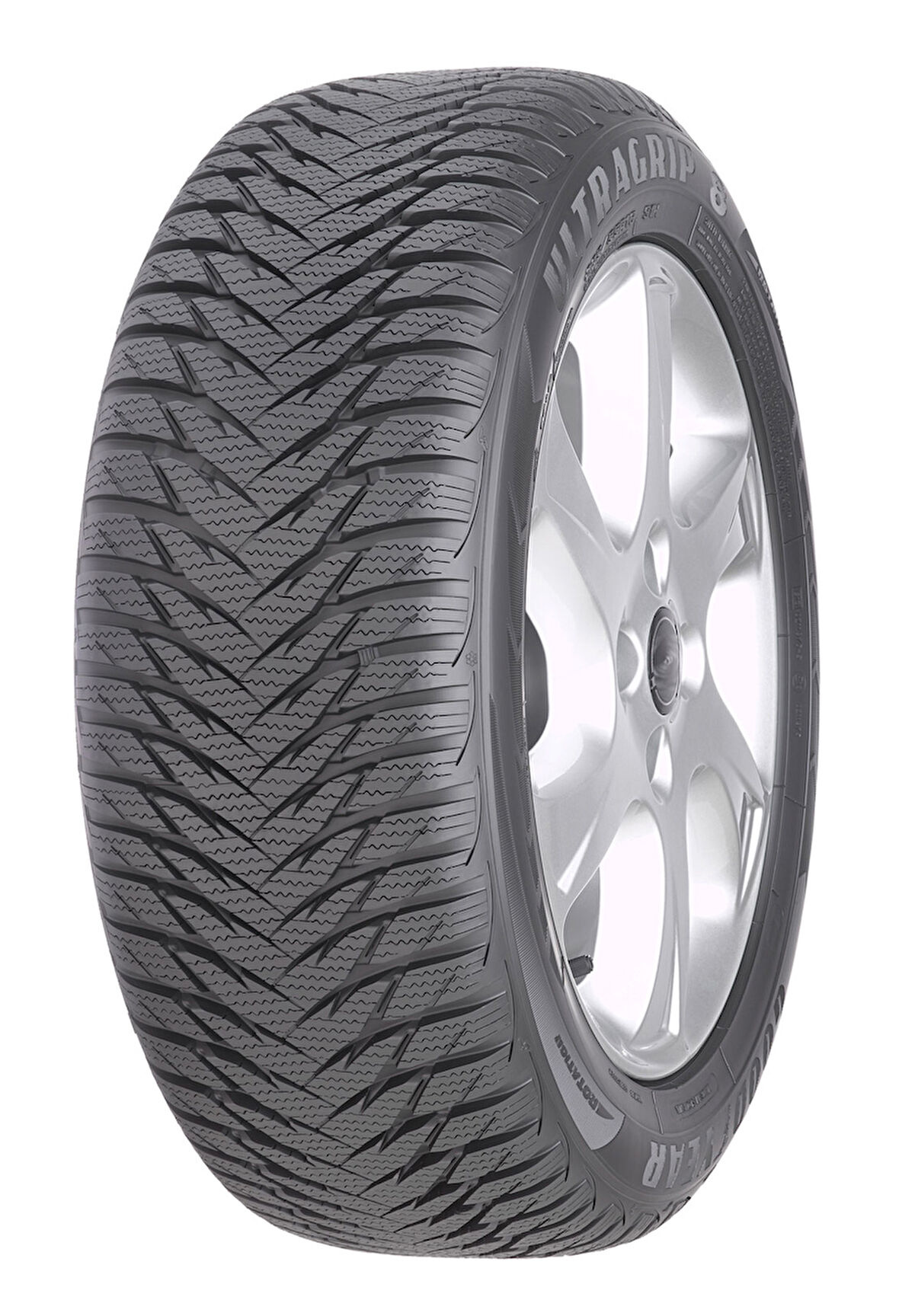 Goodyear UltraGrip 8 205/55R16 91T M+S 3PMSF FP Otomobil Kış Lastiği (Üretim Yılı: 2023)