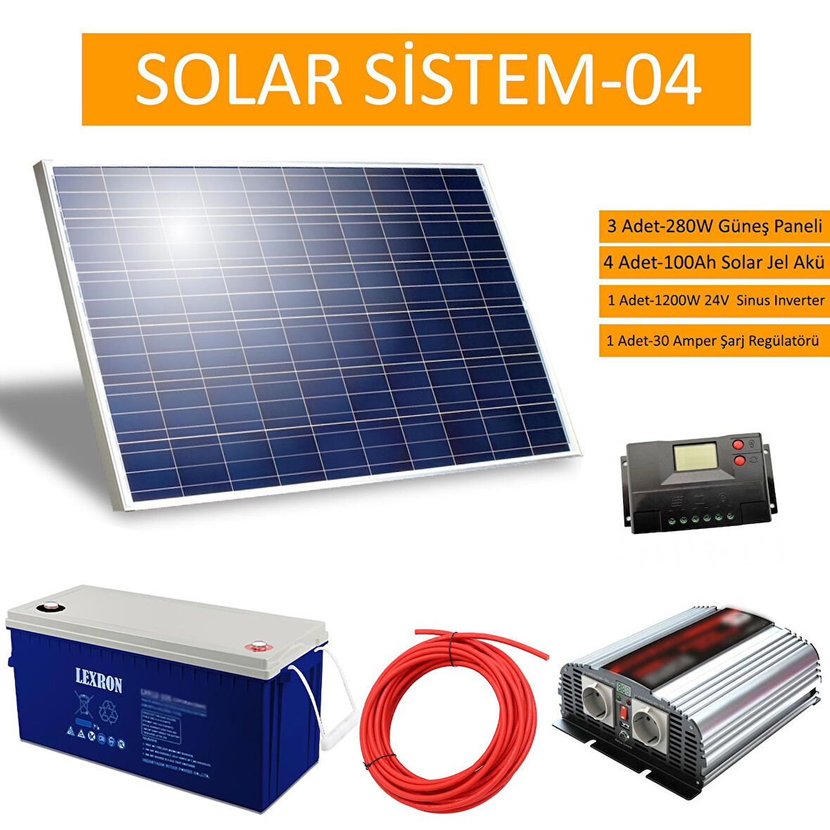 Güneş Enerji Solar Panel Paket-04