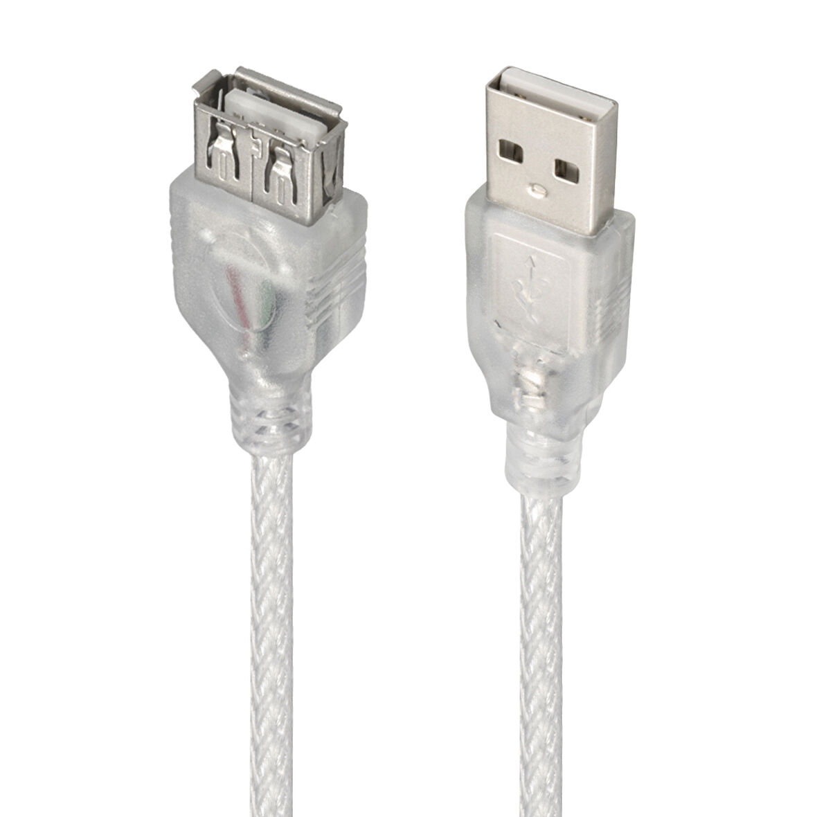 1.5 METRE 2.0V ŞEFFAF USB UZATMA KABLOSU