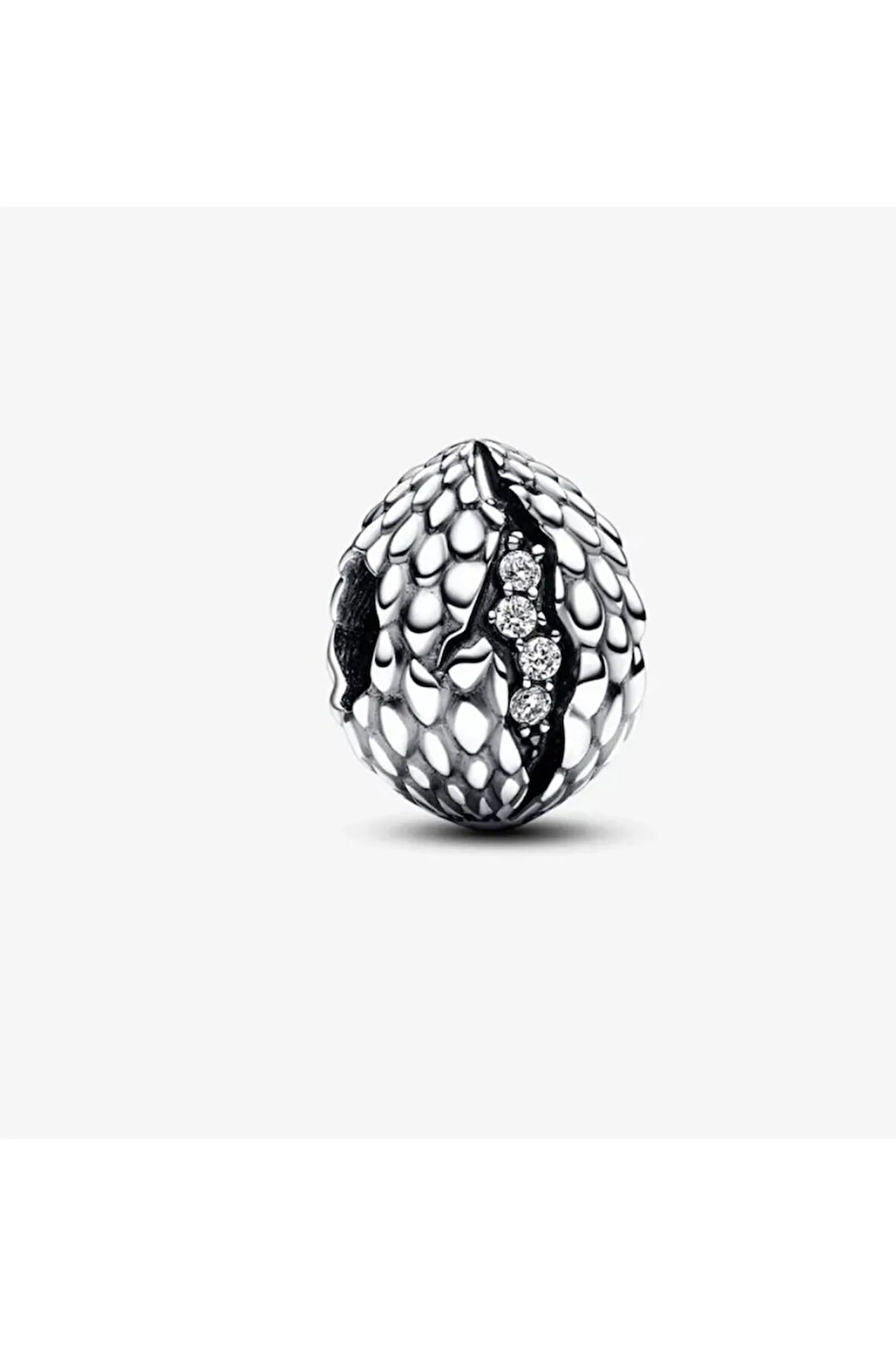 Game Of Thrones Işıltılı Ejderha Yumurtası 925 Ayar Gümüş Charm