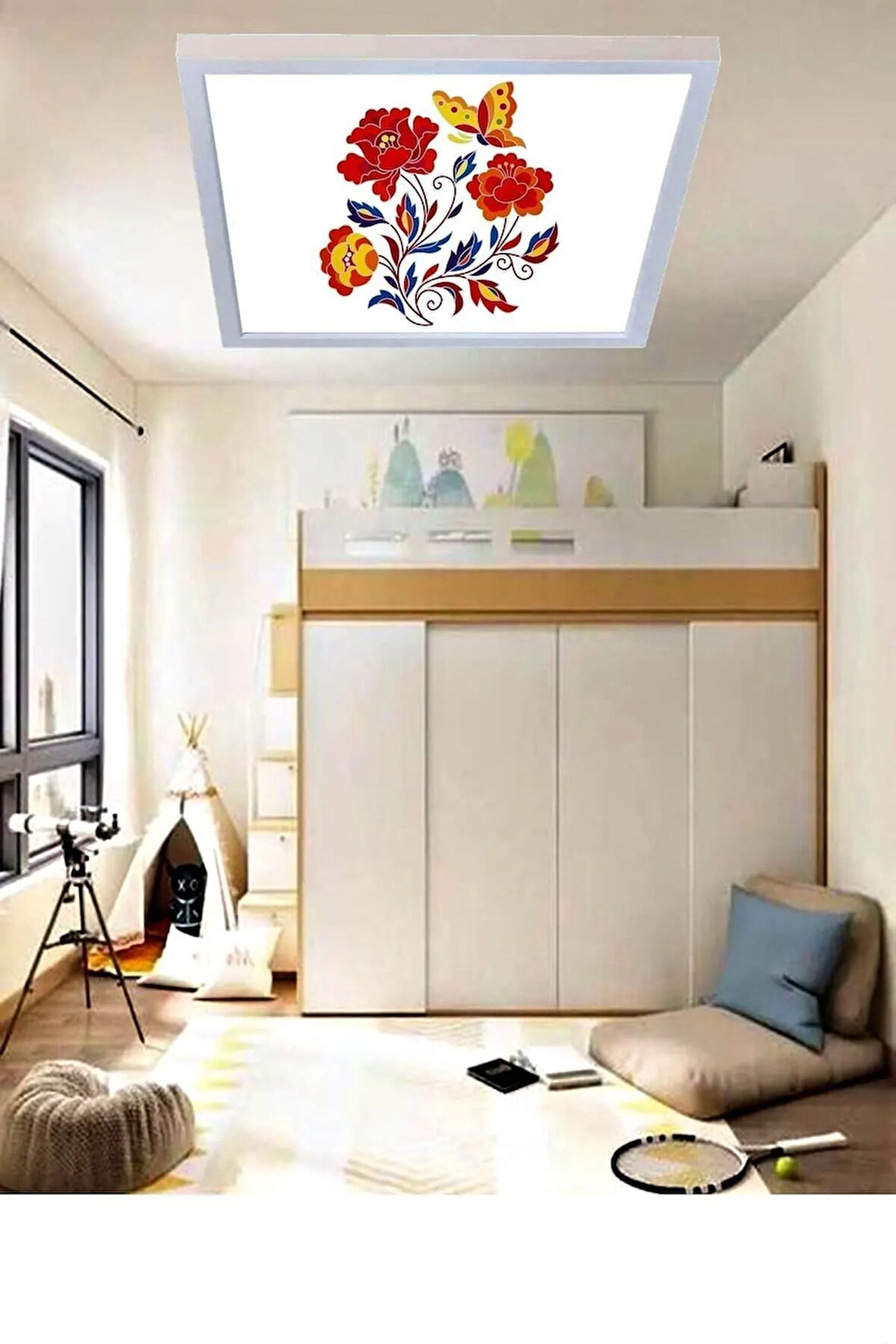 Kramz Led Avize 60cmx60cm -60w Kaliteli Aydınlatma Serisi-hd Led Panel, Yeni Modern Çerçeve