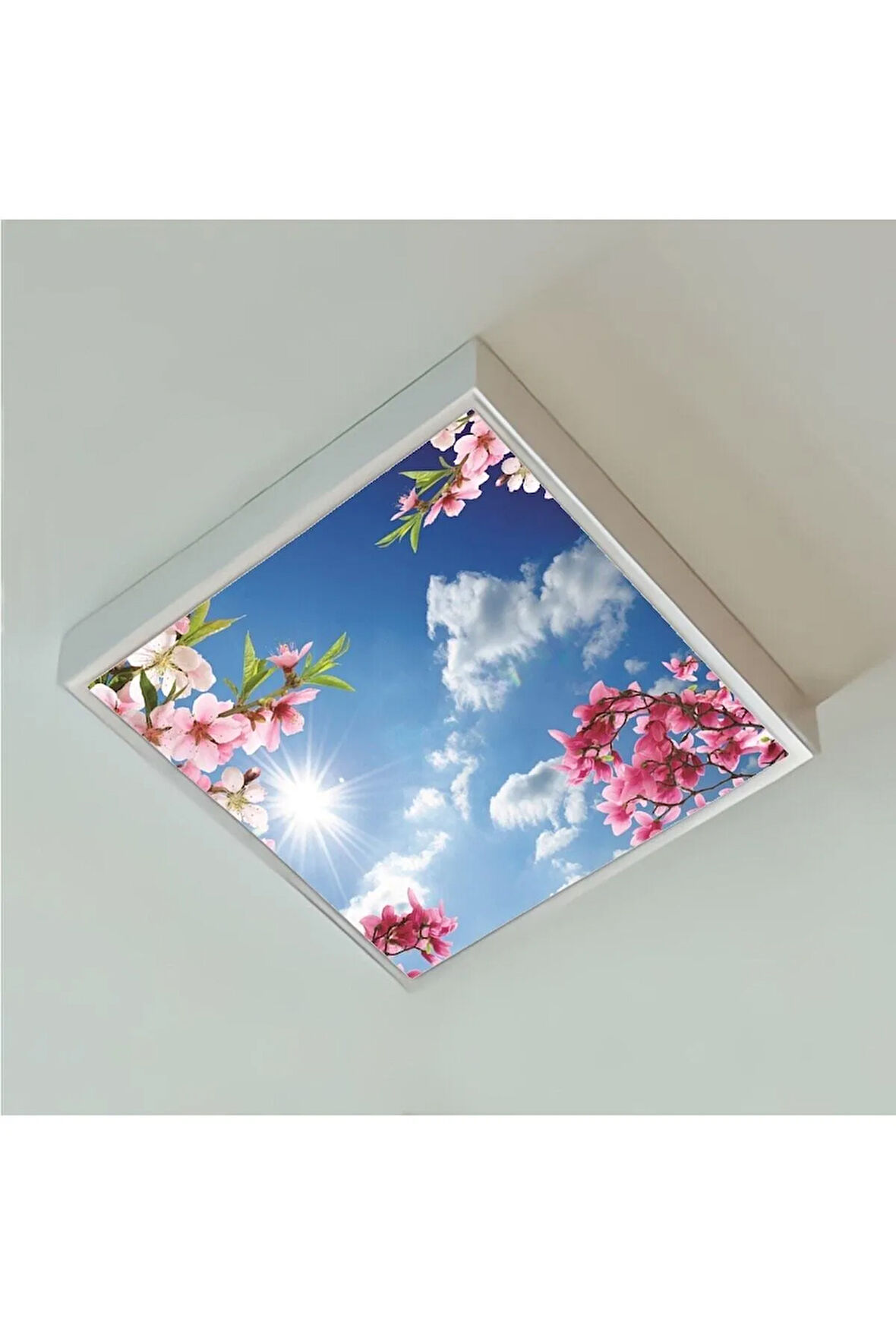 Ledli Yatak Odası 60watt Avize-60cm X 60cm - Tavana Yapışık-kolay Montaj Avize