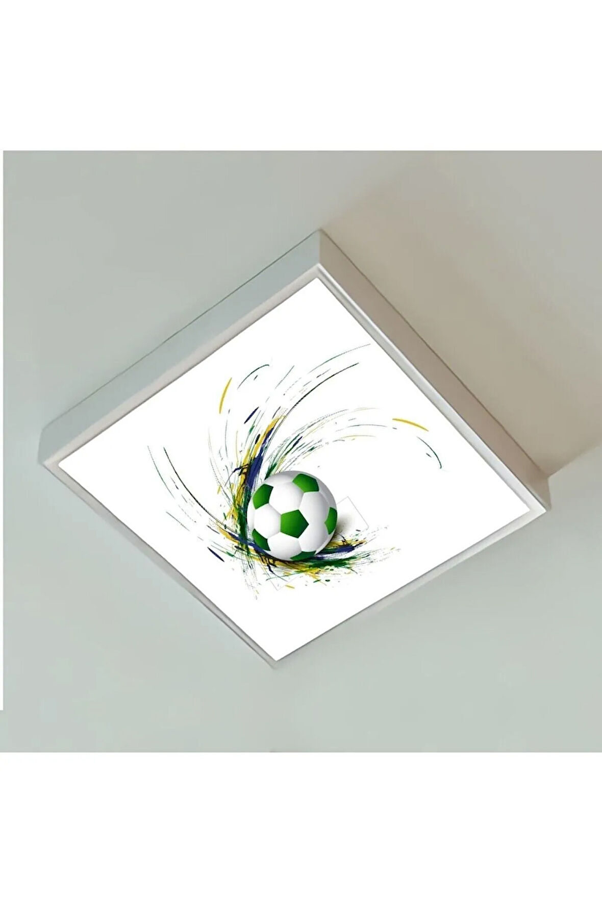 Yeşil Top Çocuk Odası Led Avize-60w Enerji Tasarruflu Led Avize, Modern Çerçeve Yeni Ürün