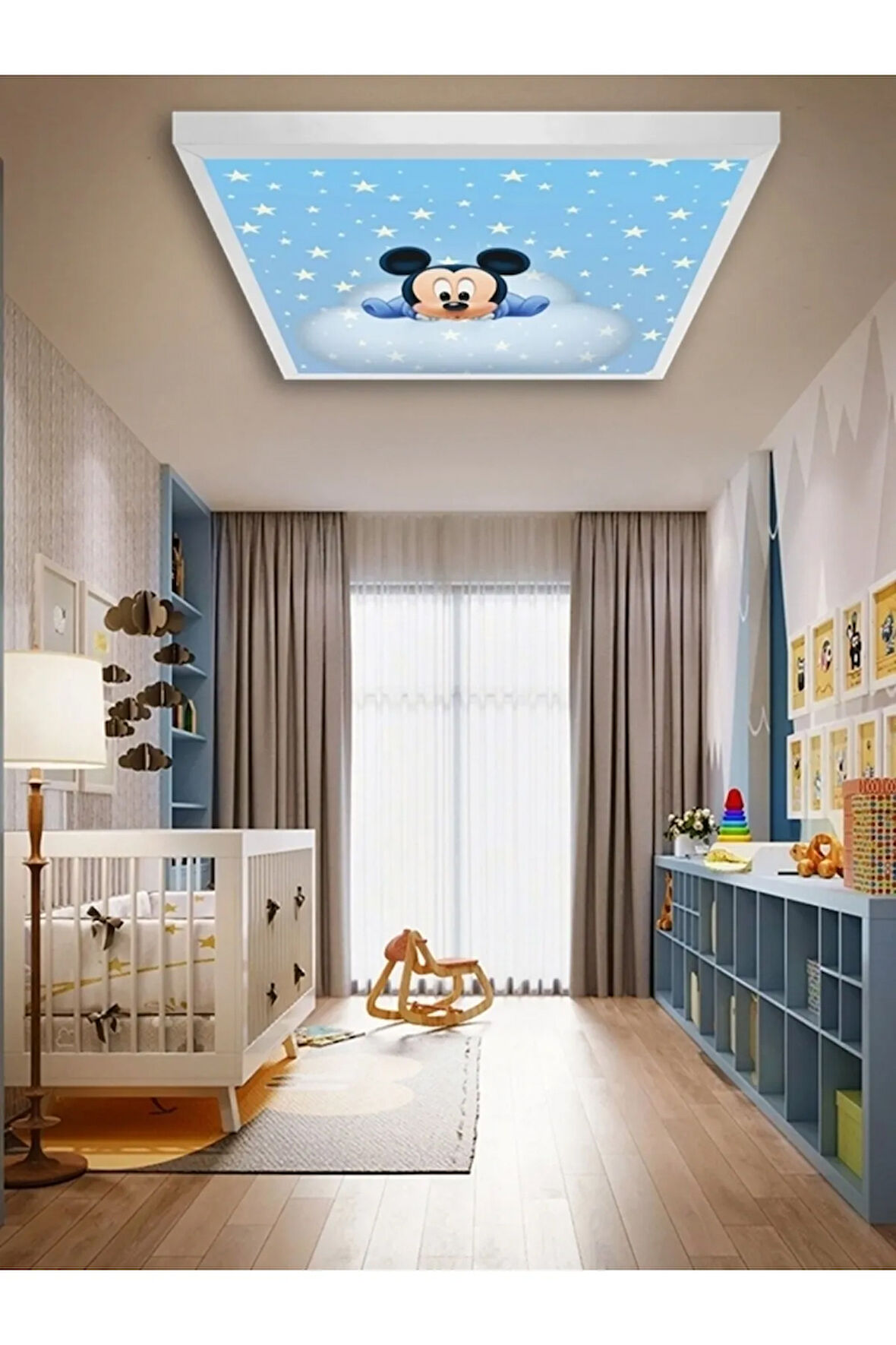 Rüyacı -bebek Odası Avize-60cmx60cm-54watt-led-çoçuk Odası Avize Modelleri-samsung Led-aydınlatma