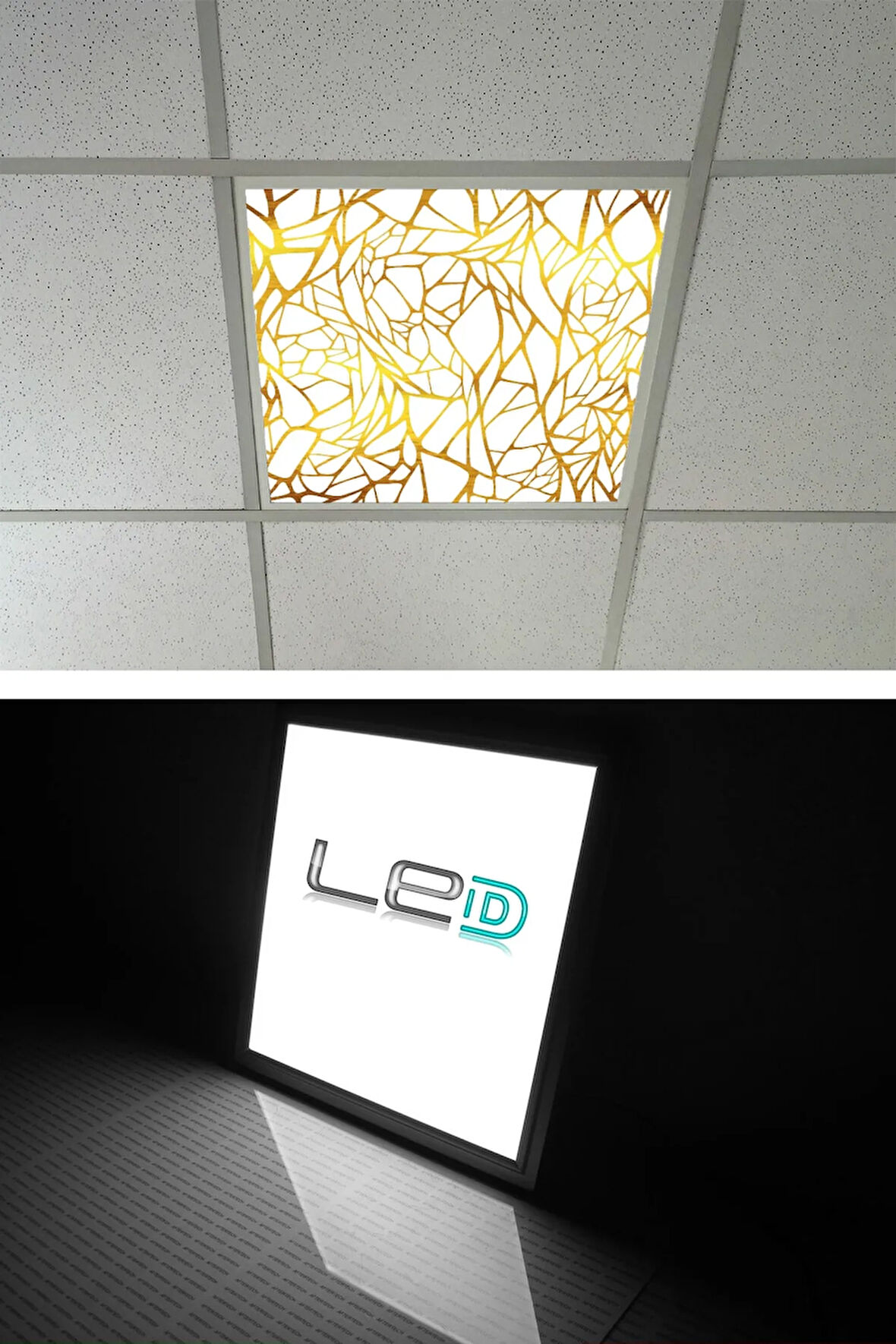 60x60 Taş Yünü Asma Tavan Ledi-60cmx60cm Led Armatür-54w-beyaz-led Panel-asma Tavan Led-sıva Altı