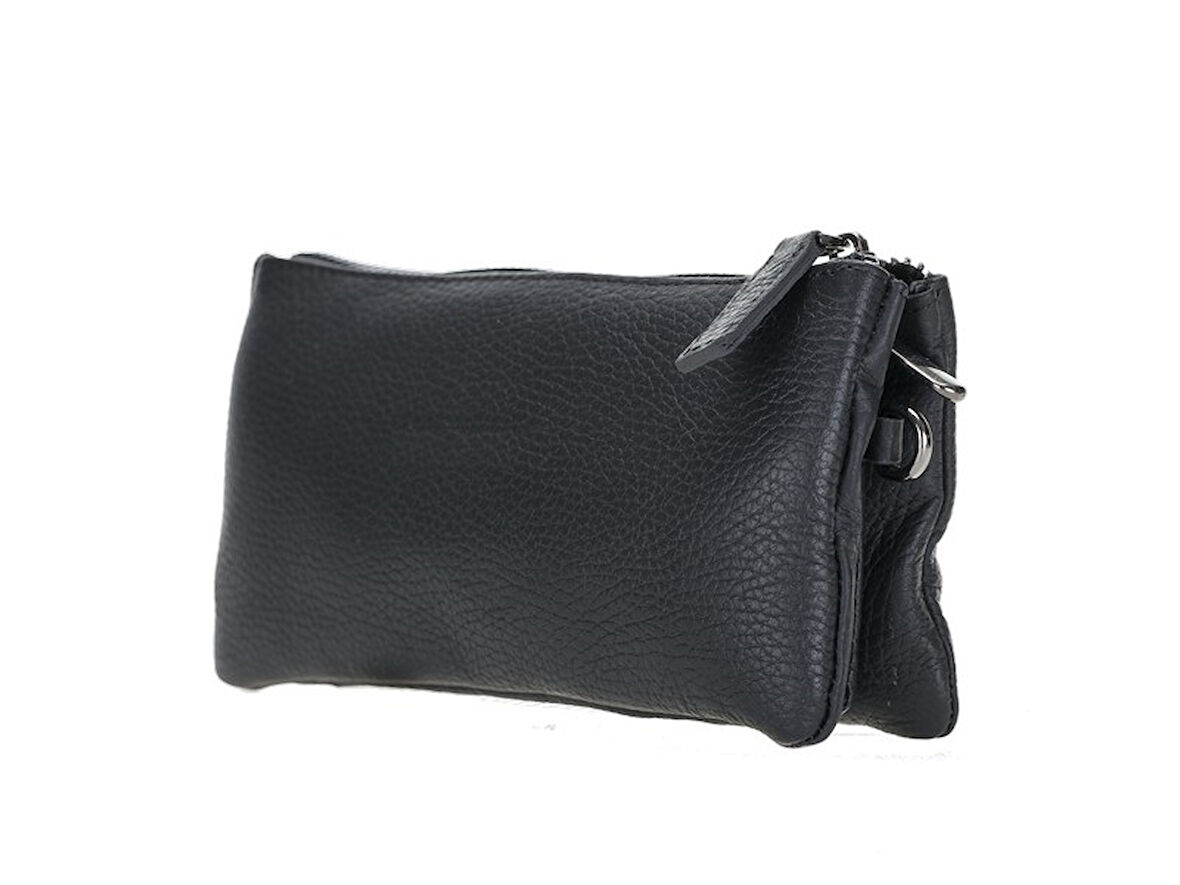 Jaya Portföy Deri Kadın Çantası FL01 Siyah