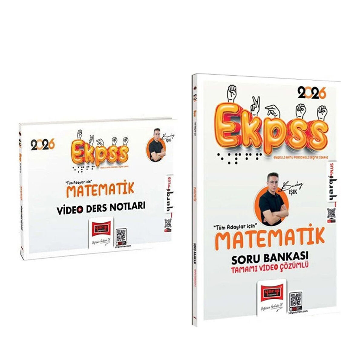 Yargı Yayınları 2026 EKPSS Tüm Adaylar İçin Matematik Video Ders Notu ve Soru Bankası Seti 2 Kitap