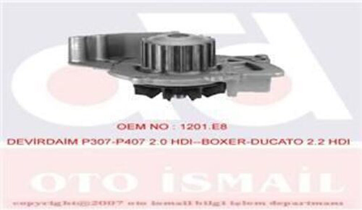Graf PA861 Devirdaim 307-406-407-C4-C5-Boxer-Ducato-Expret-Jumpy-Scudo-Focus II Mondeo IV 2.0TDCI-HDI-2.2 HDI 1201.E8
