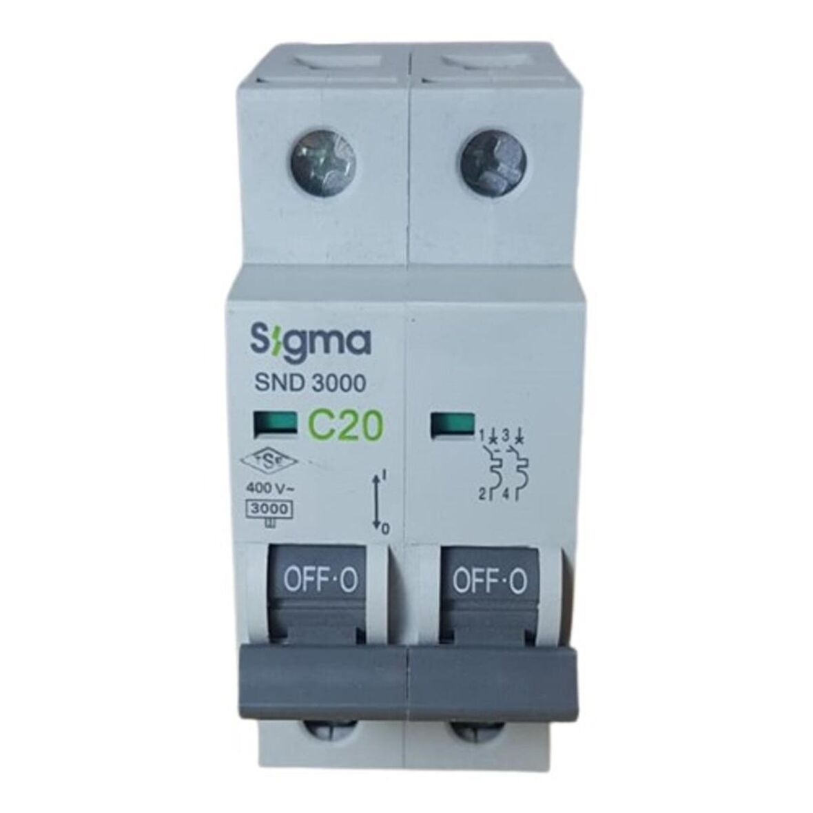 2X20A C/3KA W OTOMATİK SİGORTA (3LÜ) SİGMA