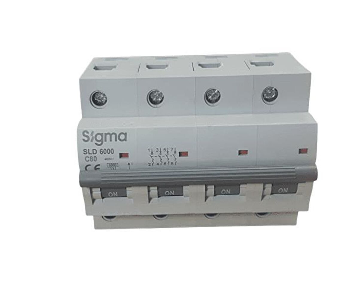 4X80A C/6KA W OTOMATİK SİGORTA (3LÜ) SİGMA