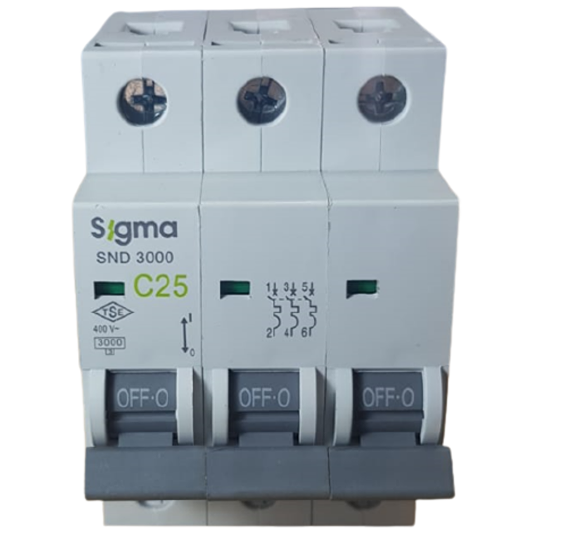 3X25A C/3KA W OTOMATİK SİGORTA SİGMA