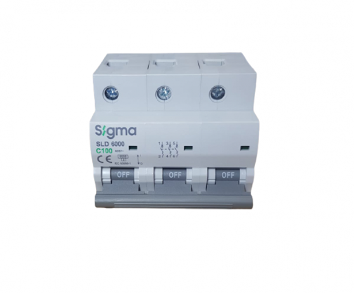 3X100A C/6KA W OTOMATİK SİGORTA SİGMA