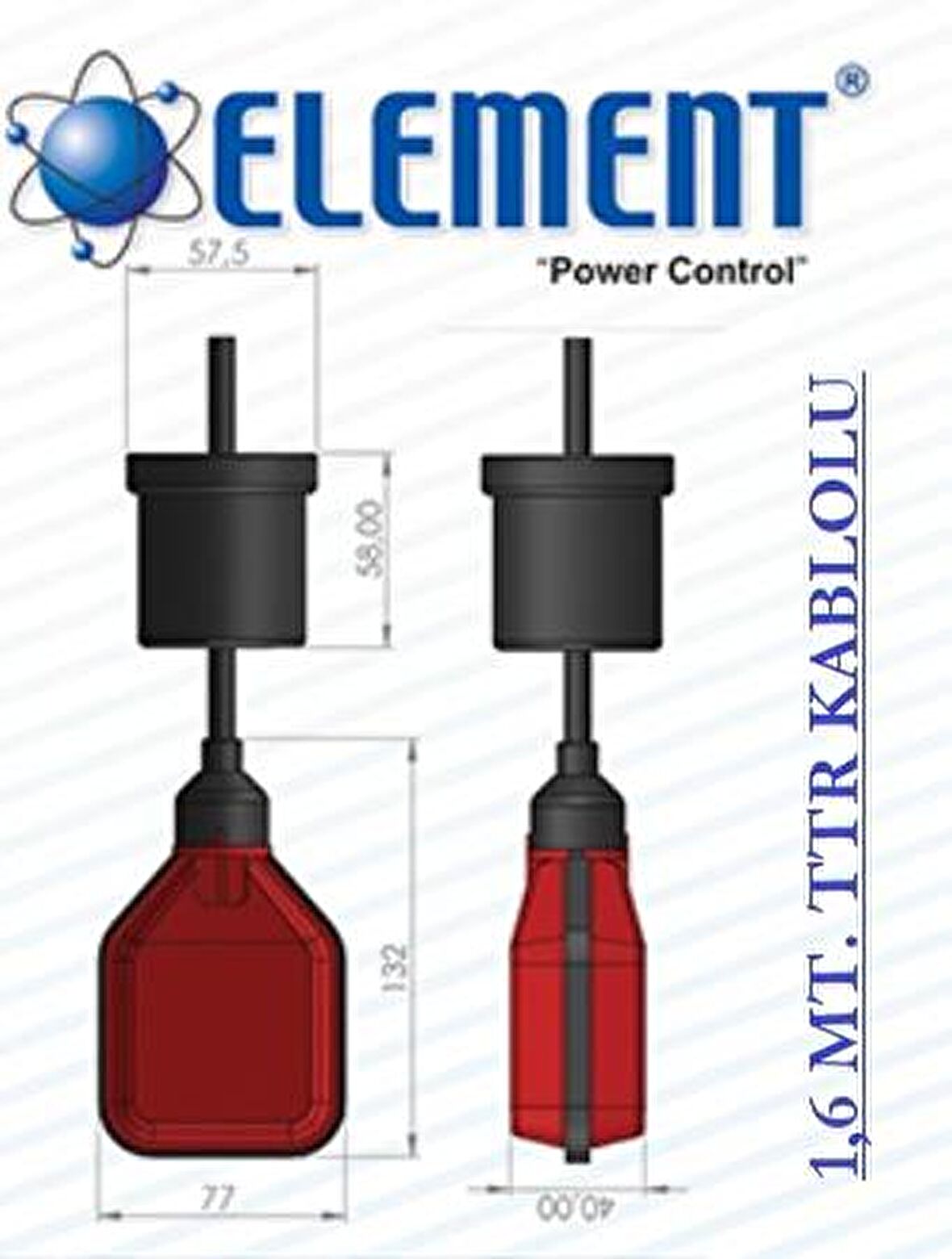 SSŞ 1,6MT SU SEVİYE ŞALTERİ ELEMENT