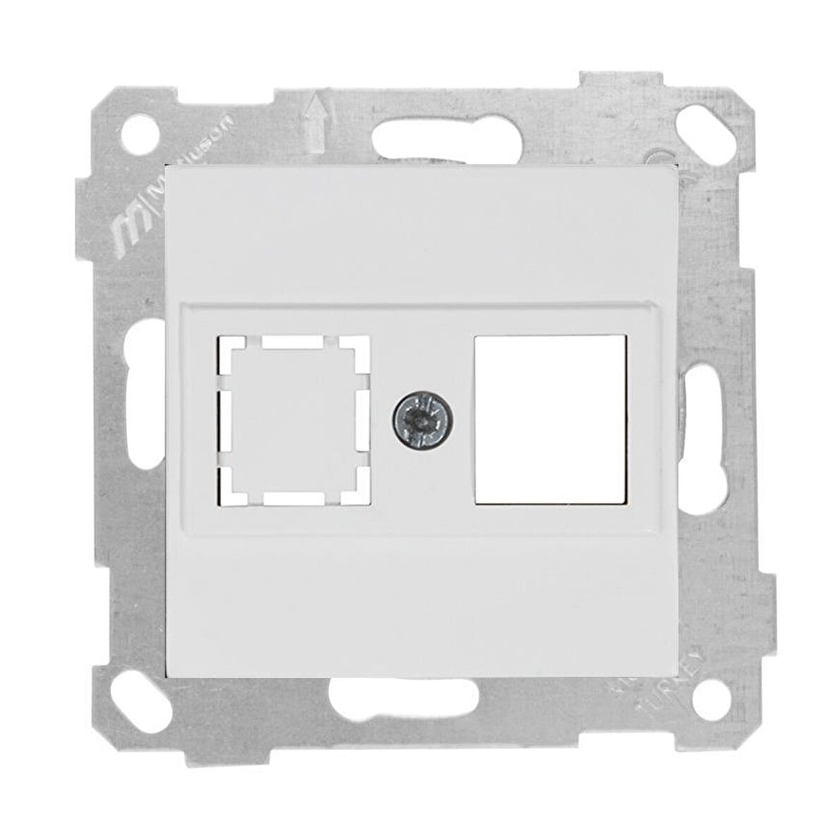RİTA BEYAZ MEK+TUŞ 1RJ45 (KON.SÜZ)DATA PRİZİ MUTLUSAN