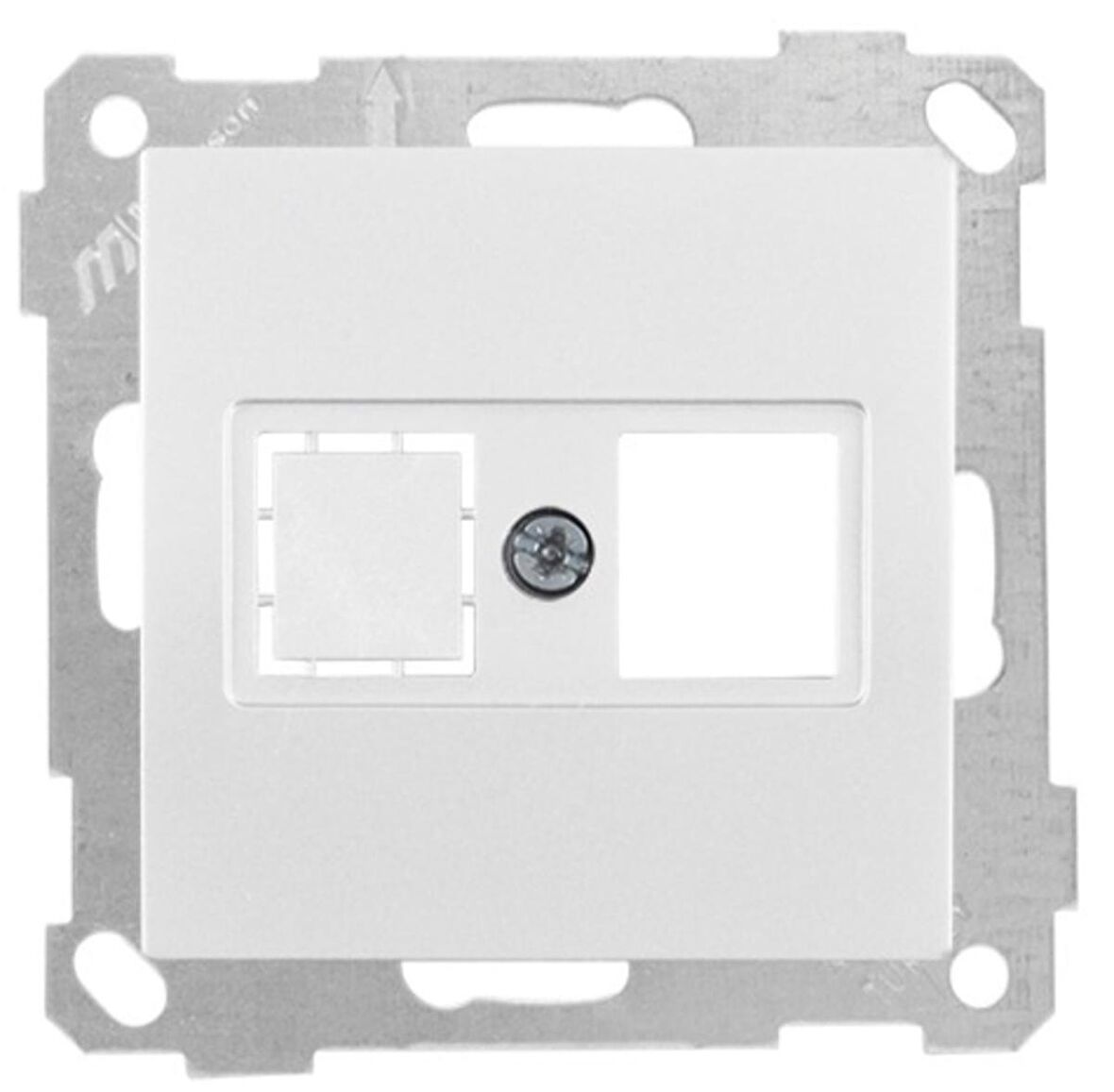 CANDELA BEYAZ MEK+TUŞ 1RJ45 (KON.SÜZ-4ADET)DATA PRİZİ MUTLUSAN