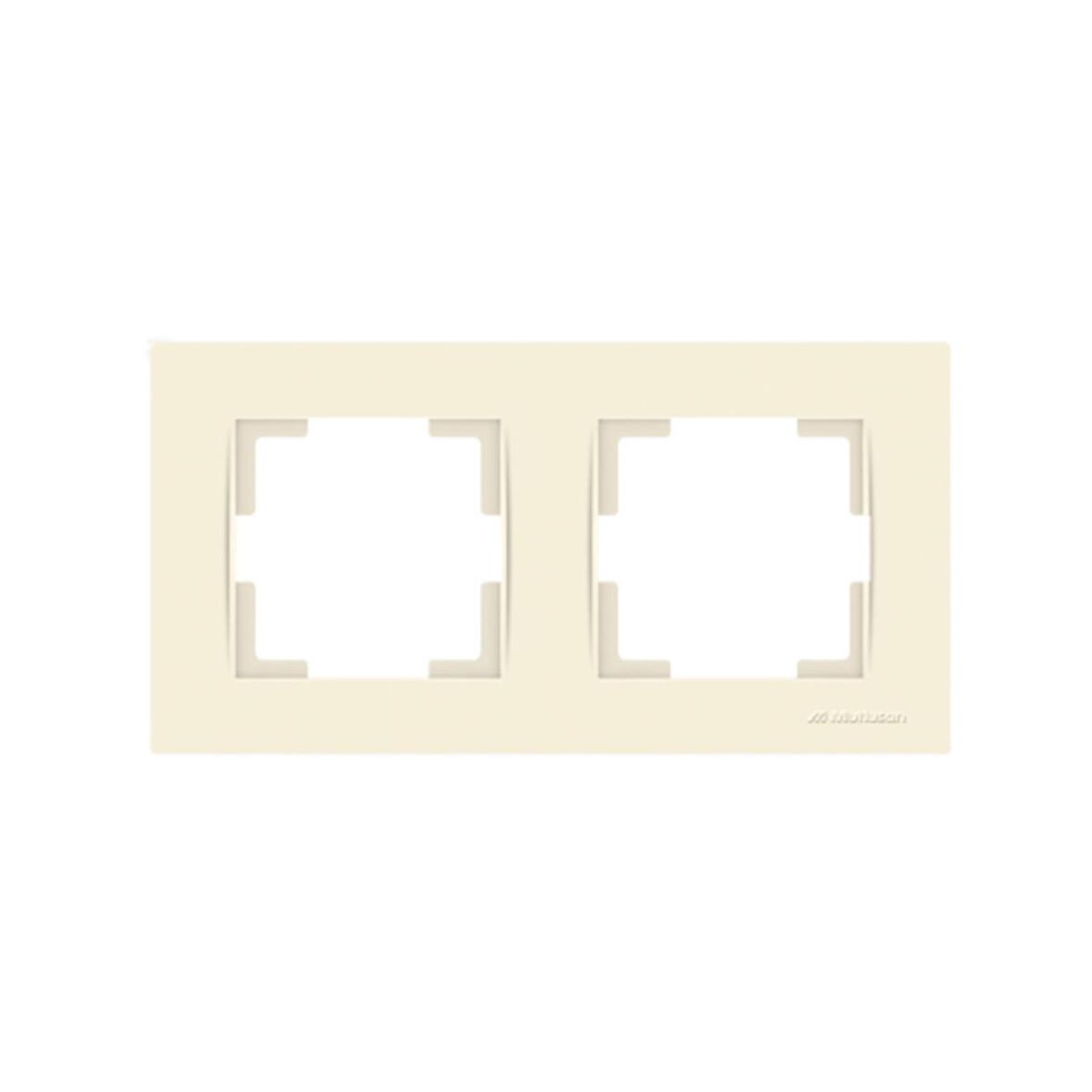 RİTA KREM 2Lİ YATAY ÇERÇEVE (5ADET) MUTLUSAN