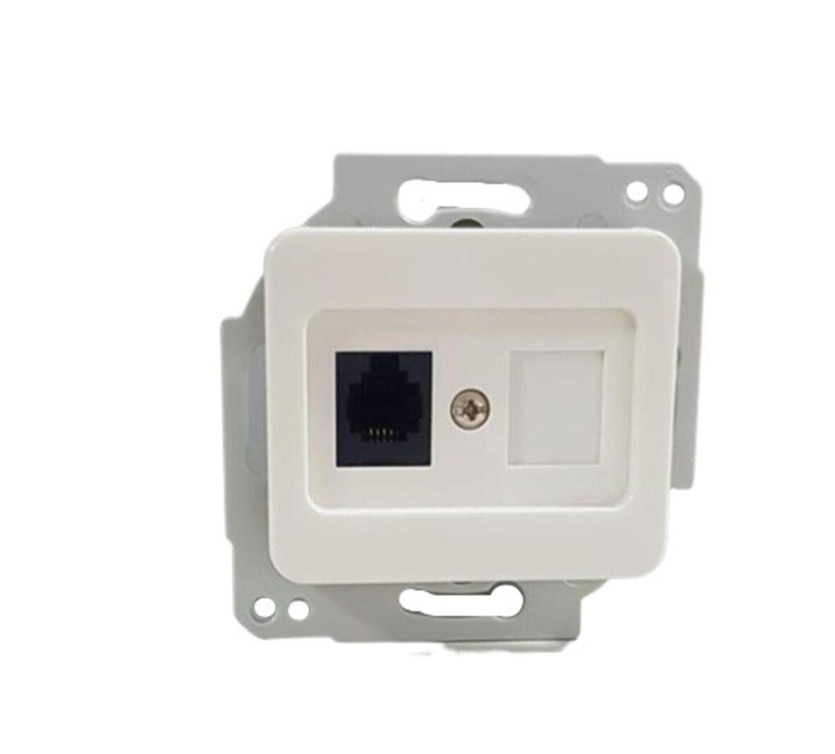 KELEBEK BEYAZ 1XRJ11 TELEFON PRİZ (5ADET) METESAN
