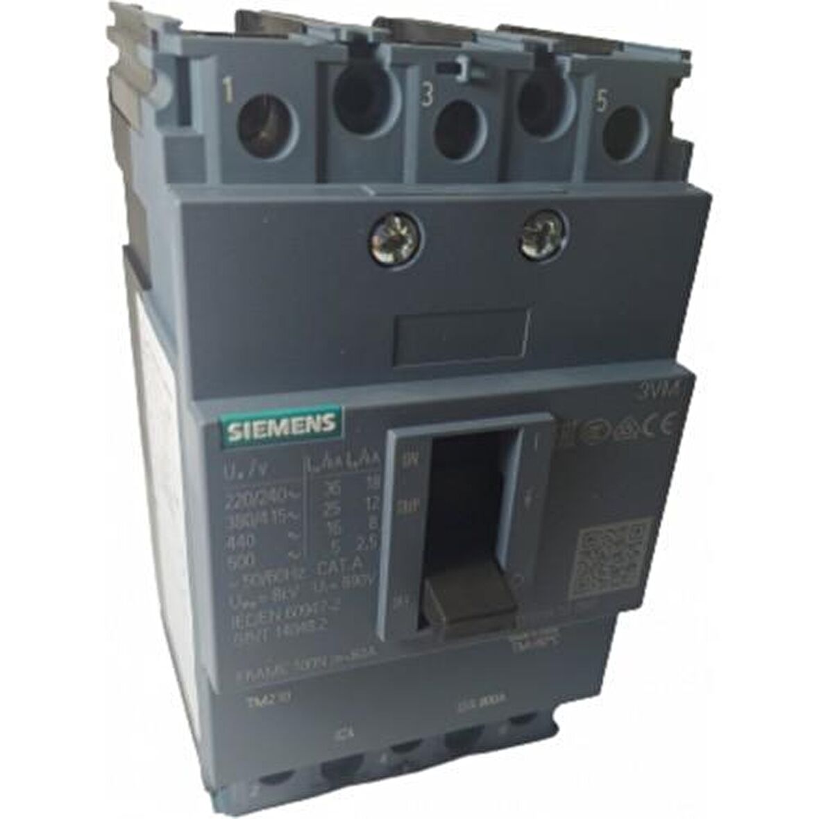 3VM1080-3ED32 80A 25KA 3P TERMİK ŞALTER SIEMENS