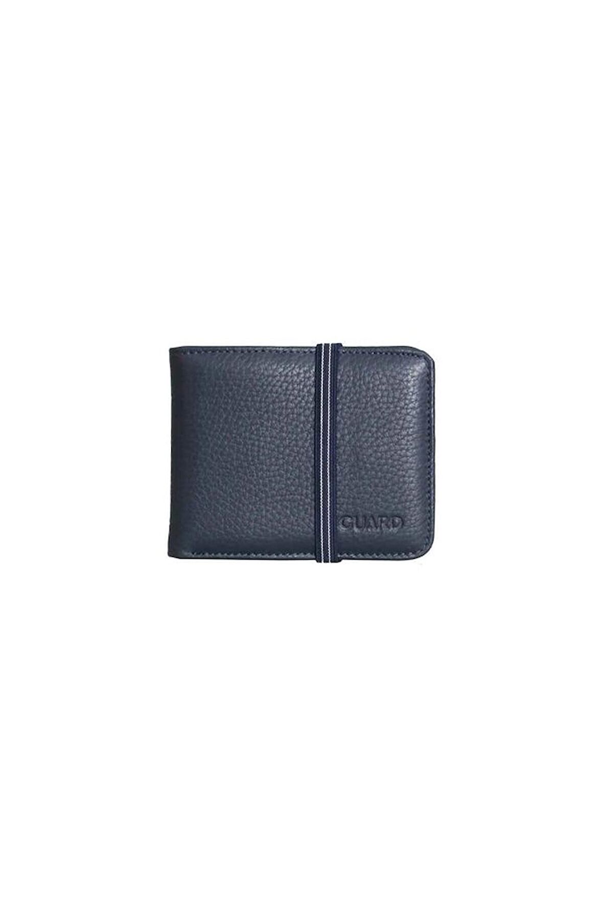Guard Lastikli Spor Hakiki Deri Lacivert Cüzdan - GRD2403XW22537