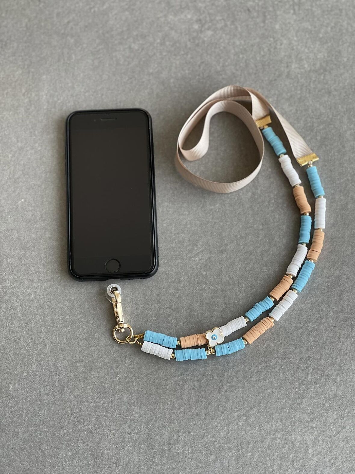 Palm El Örgüsü Telefon Boyun Askısı - Universal