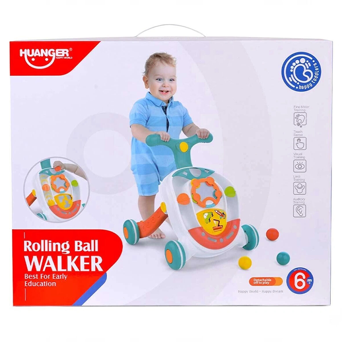 Nessiworld(GÜRDAMUR TİCARET)Rolling Ball Walker Yürüme Arkadaşı