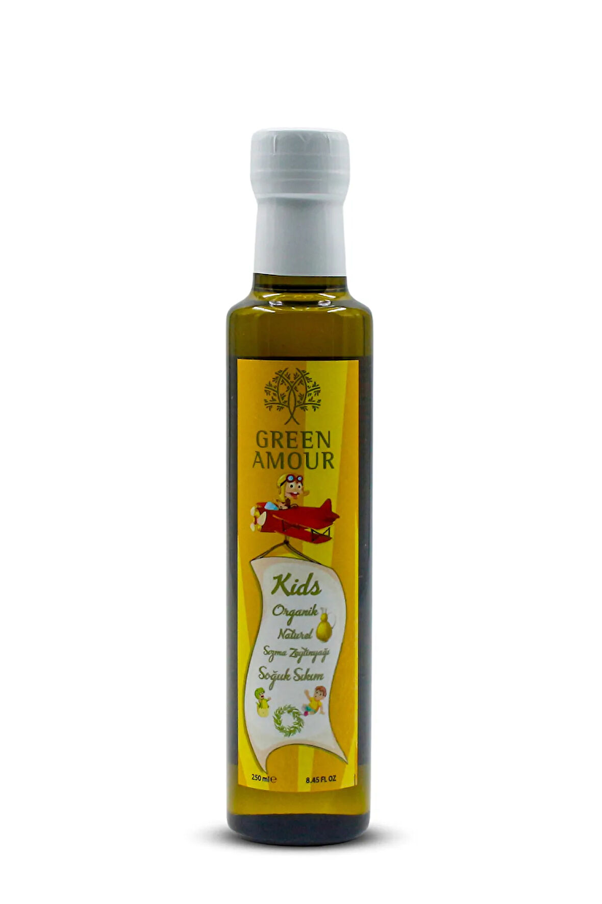 Green Amour Çocuk ve Bebek Zeytinyağı 250ML – 0,3 Asit Organik %100 Naturel Sızma Zeytinyağı