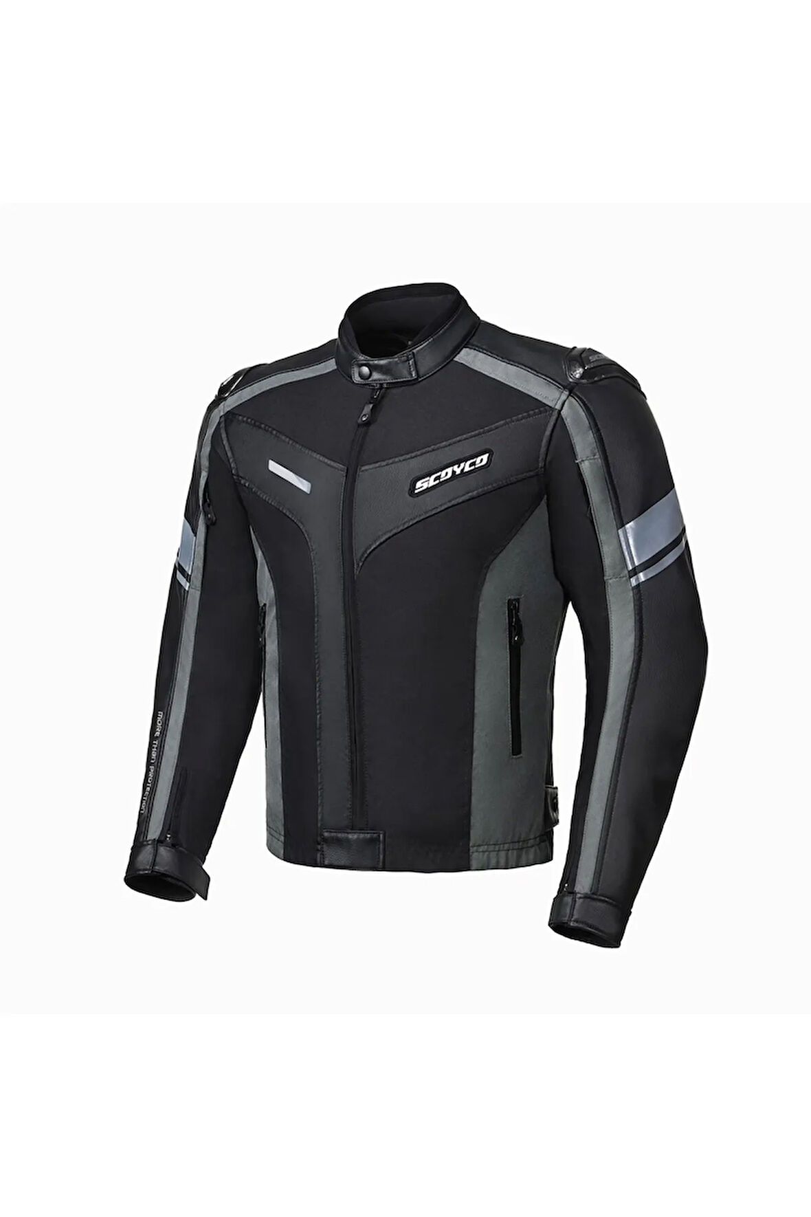 Jk152 Siyah Gri Motosiklet Montu