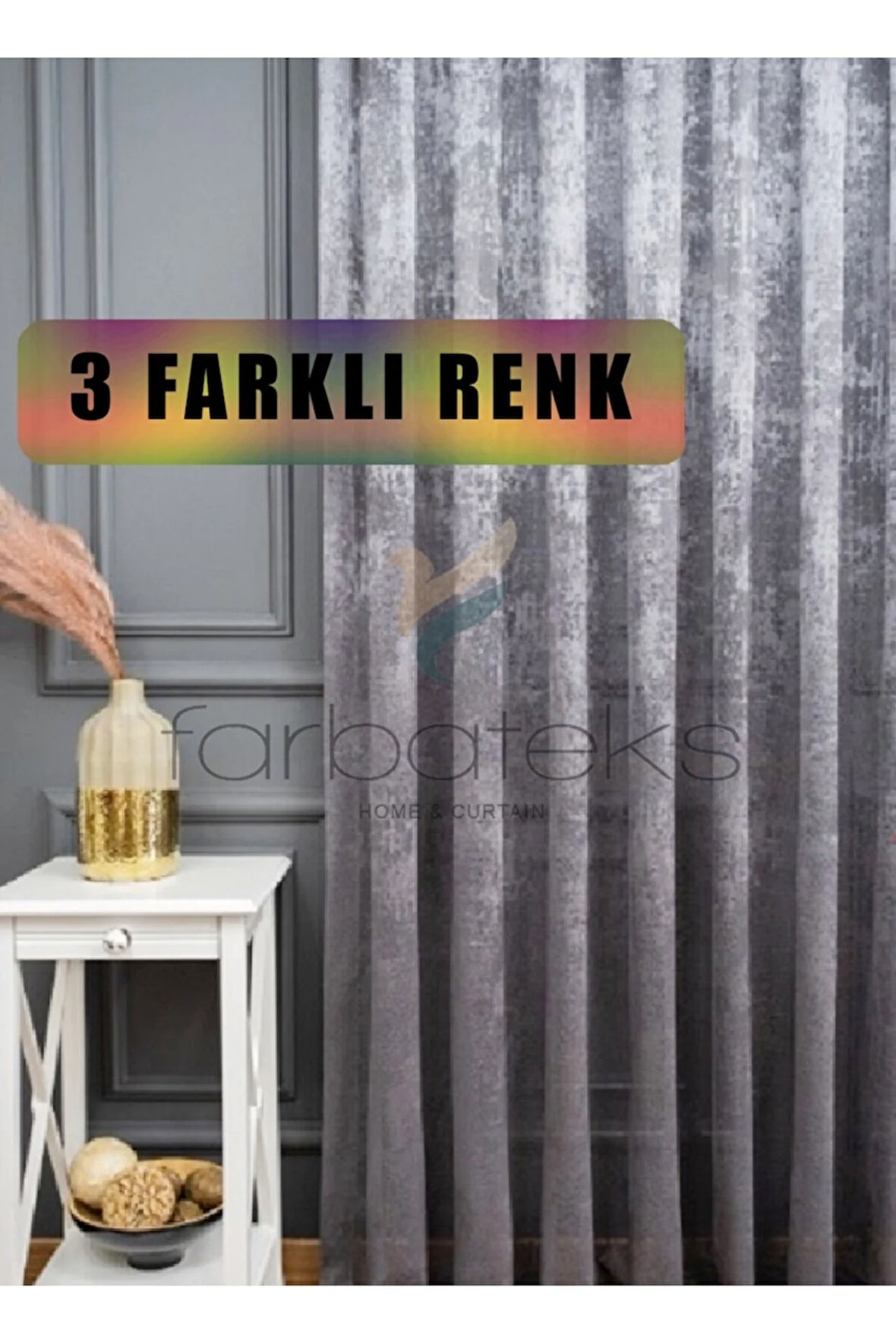 Bulut Tül Exculusive Micro Örgü 3K Gri-Füme-Antrasit Tül Perde