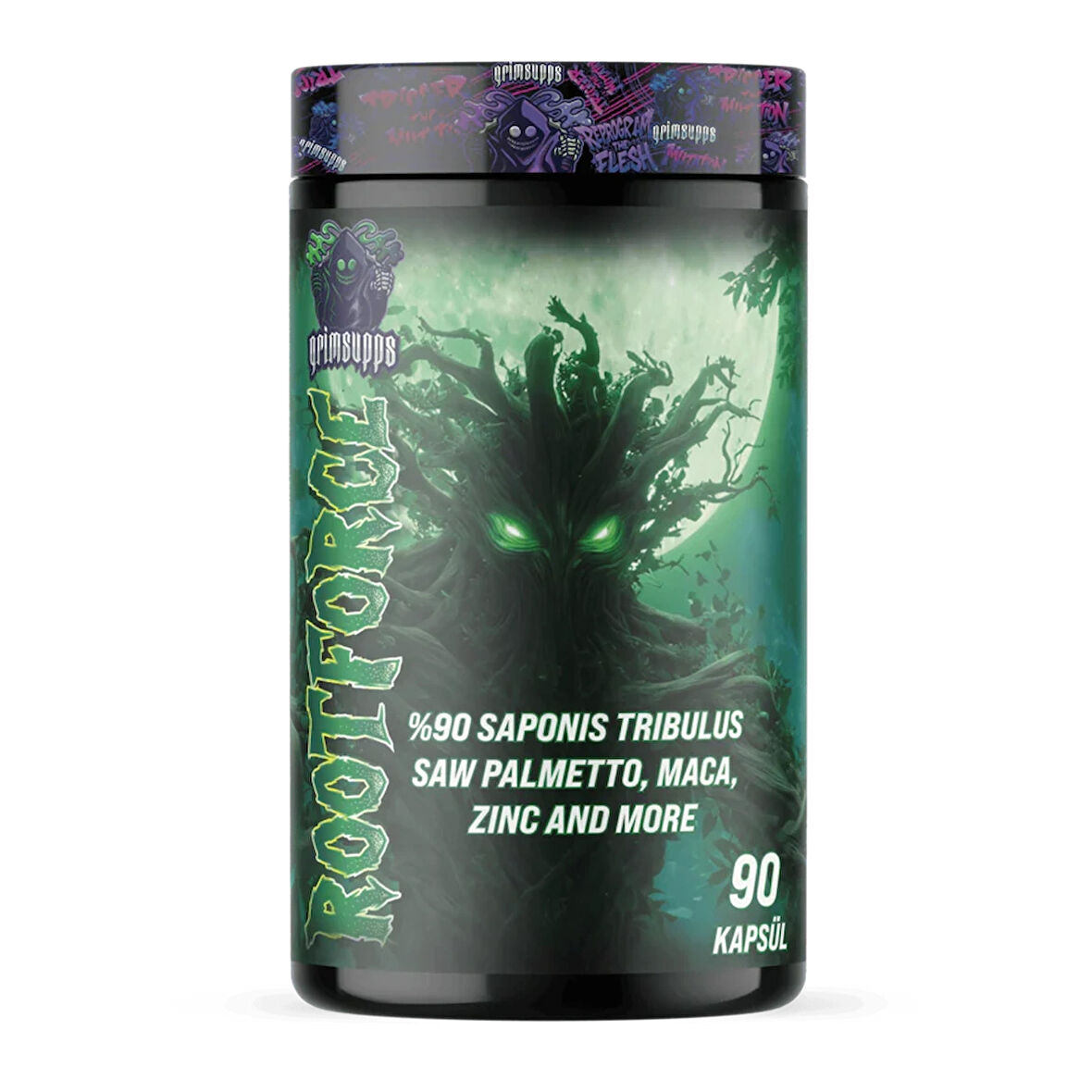 Grimlabs ROOTFORGE Tribulus , Arjinin , Ginseng ,Zinc Çinko , Saw palmetto 90 Kapsül