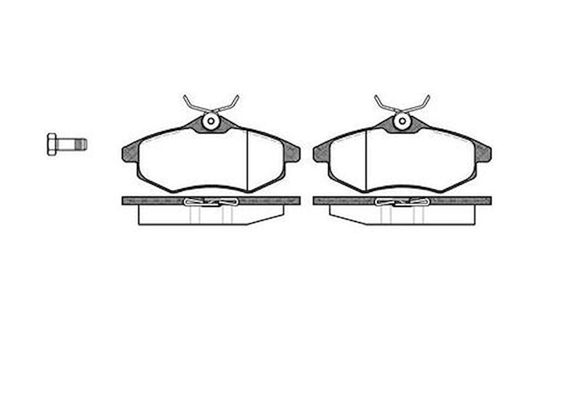 Grap 93854 Ön Fren Balatası C2 C3 C3 Plurıel 1.1 1.4I 1.6Hdı 03>