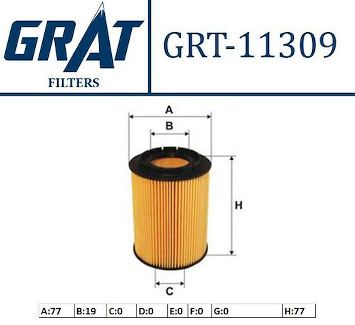 Grat 11309 Yakıt Filtresi Kangoo 1.9D 1.9 DCI-Megane -Laguna 1.9DTI 7701206119