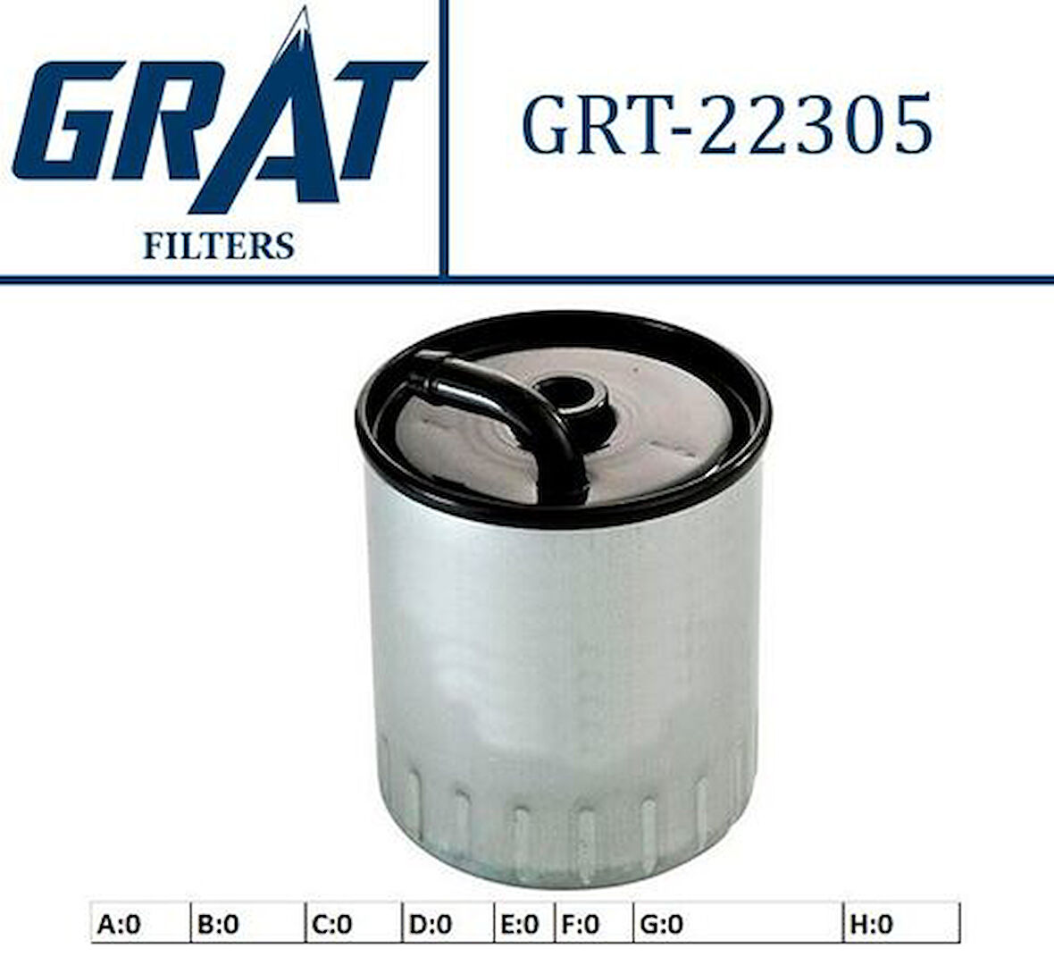 Grat 22305 Yakıt Filtresi Om611-Om612-C-Serısı W203 01-07-Clk C209 02-08