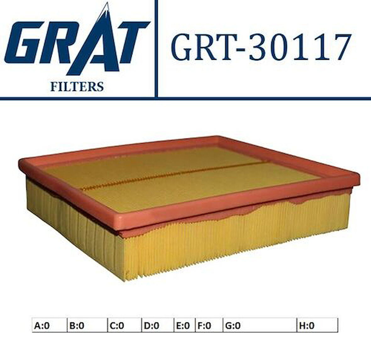 Grat 30117 Hava Filtresi N47N F20-29 13718511668