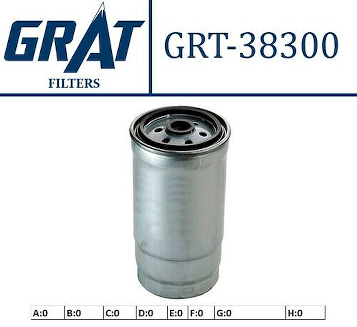 Grat 38300 Mazot Filtresi Ducato 2.3JTD-Sorento 03-08 2.5 CRDI-Starex-H1 08-11 313003E200