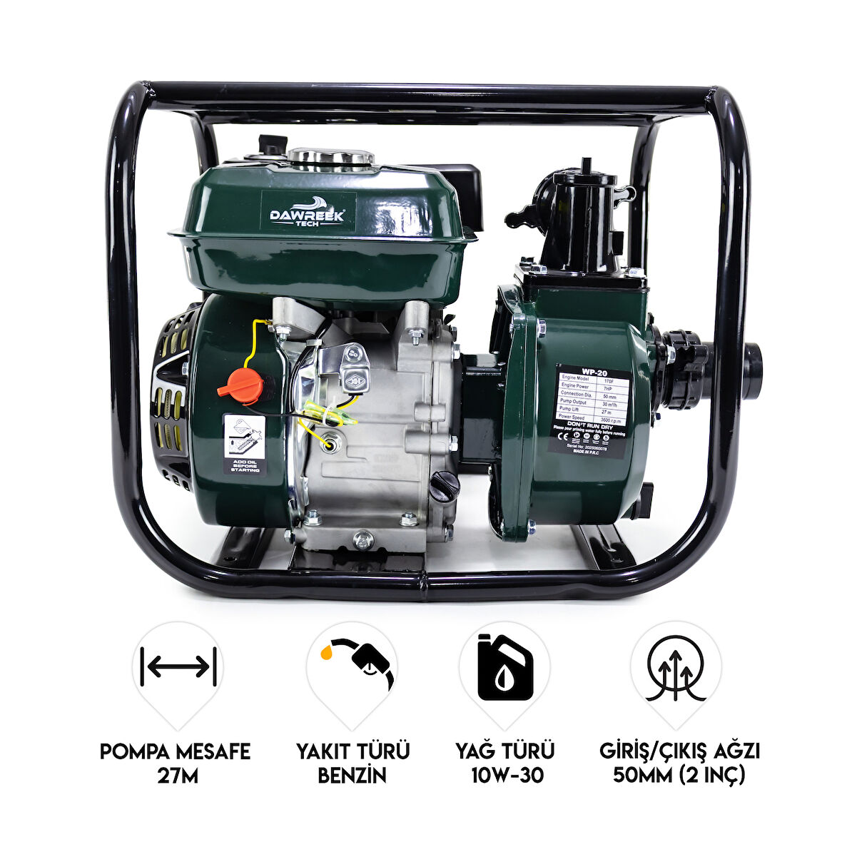 DAWREEK Benzinli Su pompası Wp20