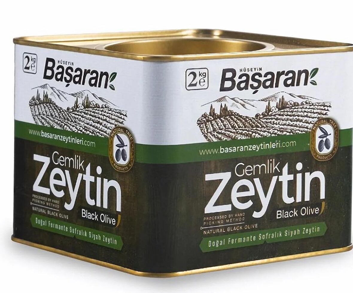 Başaran Hususi Gemlik Zeytini Yağlı 2 Kg