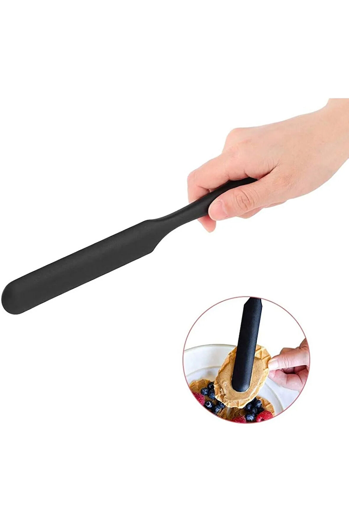 Silikon pasta spatulası ısıya dayanıklı