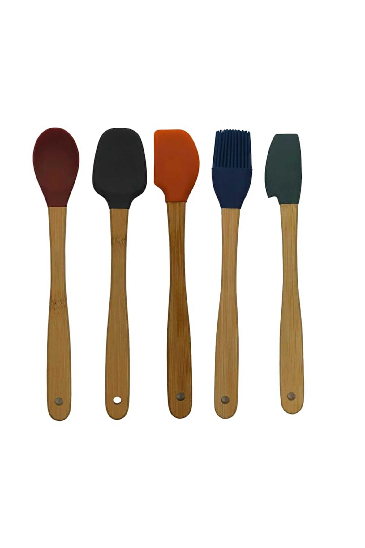 5'li Mini Spatula Seti, Ekmek ve Kek Spatula Seti