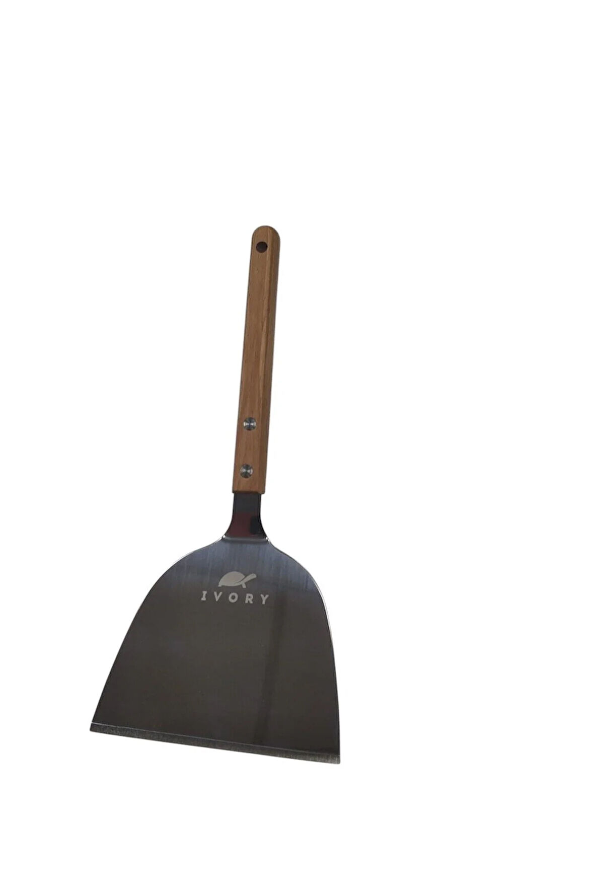 Kaliteli Çelik Bambu Saplı XLarge Pasta Spatulası-Tatlı Spatulası