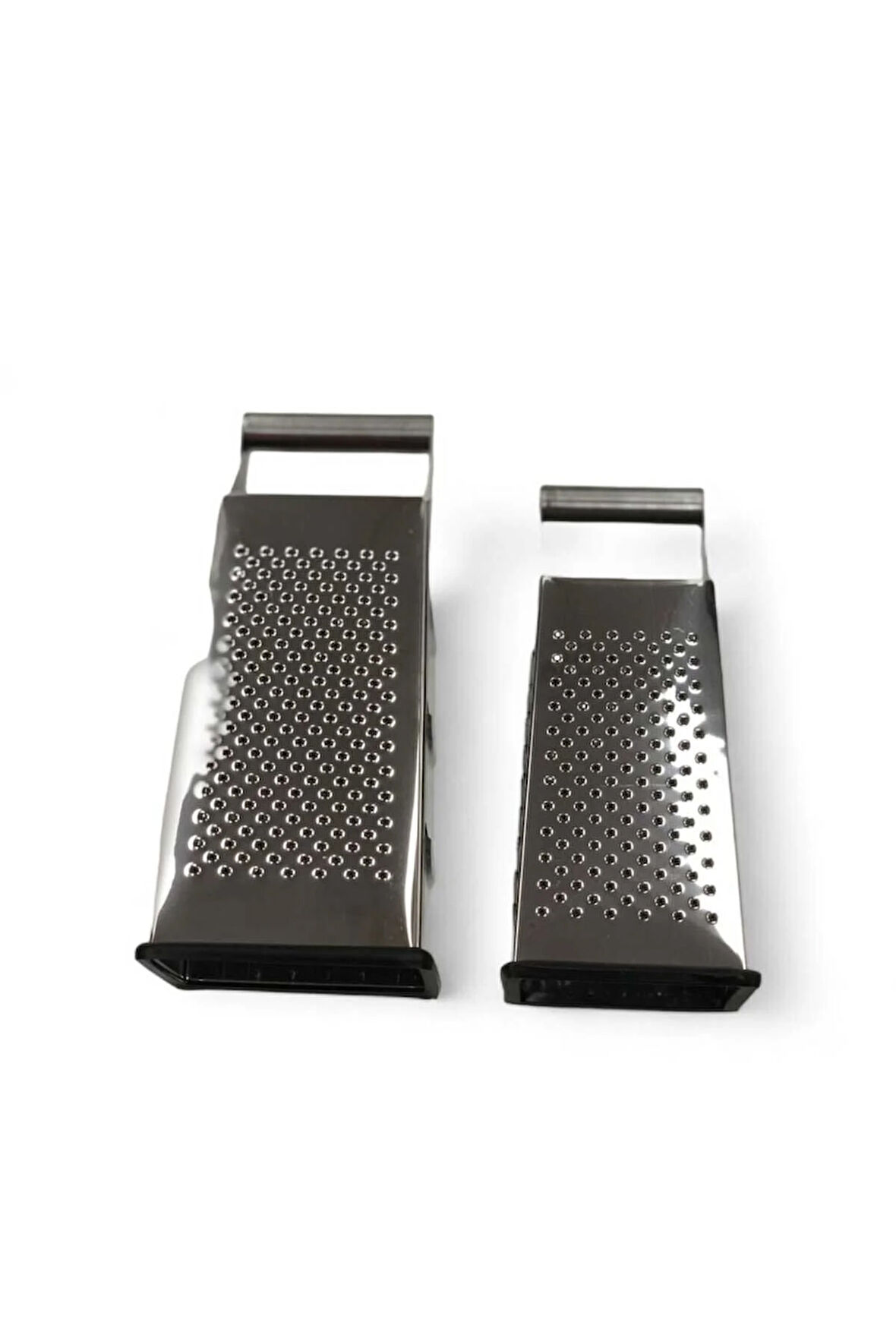 2 Tane Küçük Büyük Boy Çelik Geniş Dörtgen Rende 24.5cm ve 21,cm