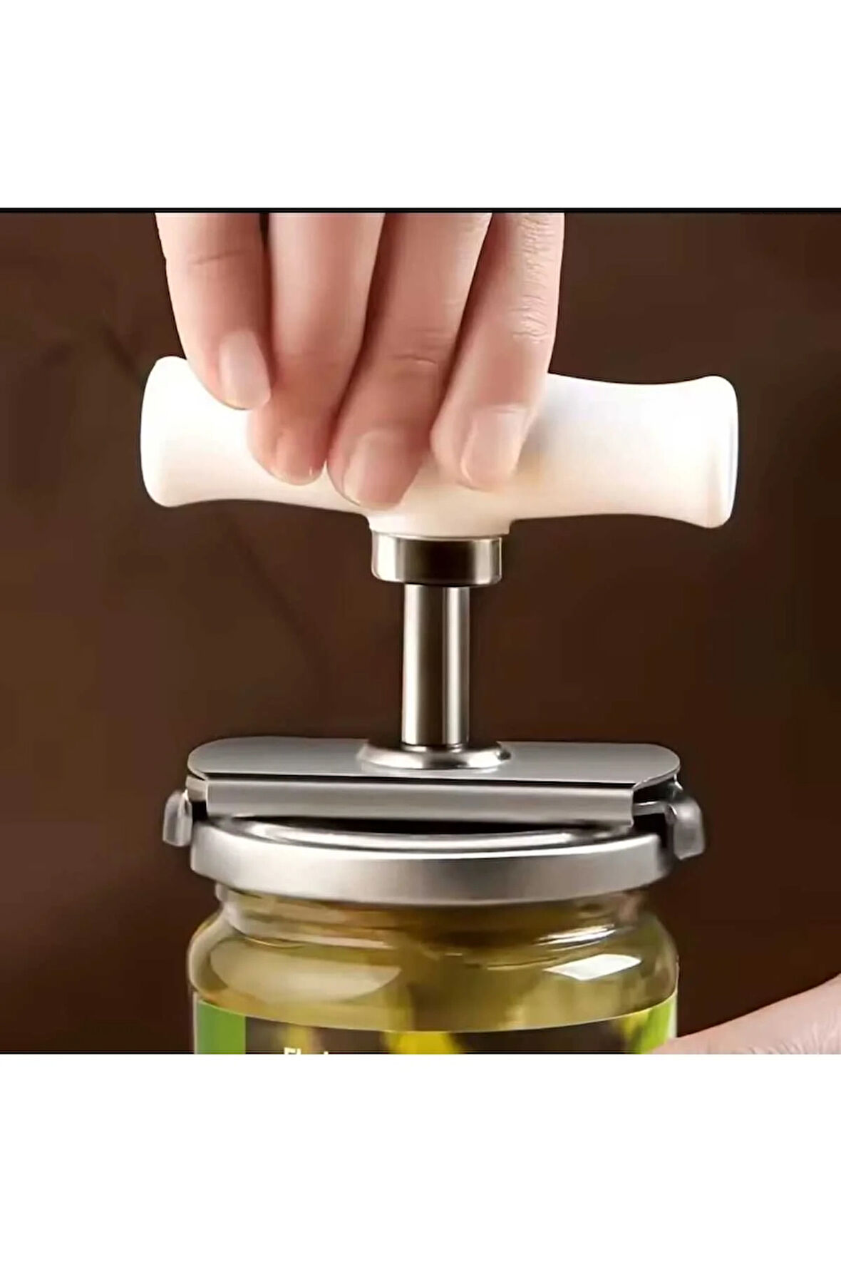 Metal konserve açacağı Estetik model ayarlanabilir çelik şık model Kavanoz Açma Aparatı