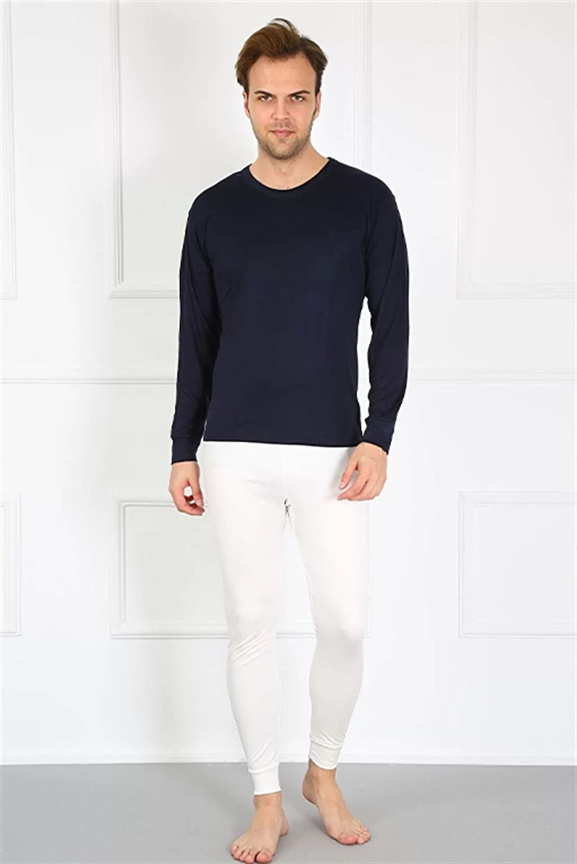 Moda Erkek Pamuk Beyaz Tek Alt İçlik