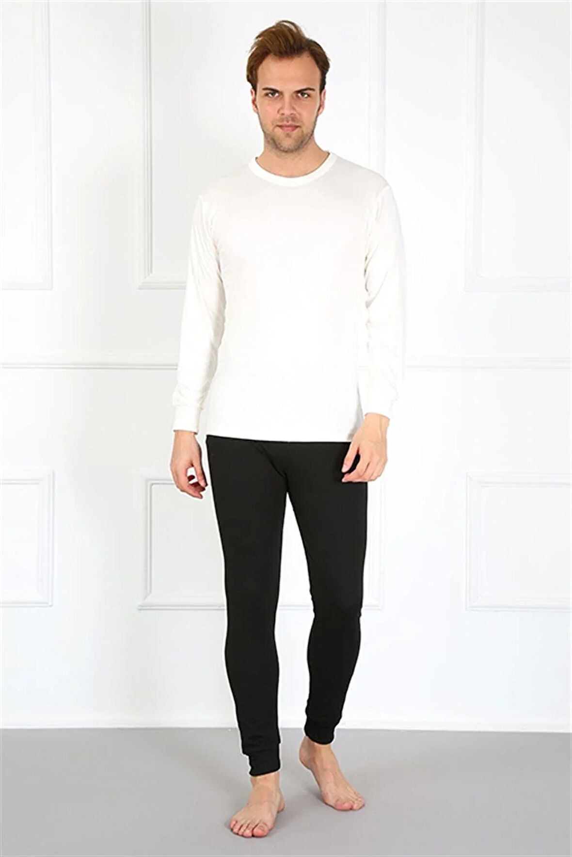 Moda Erkek Pamuk Lacivert Tek Alt İçlik