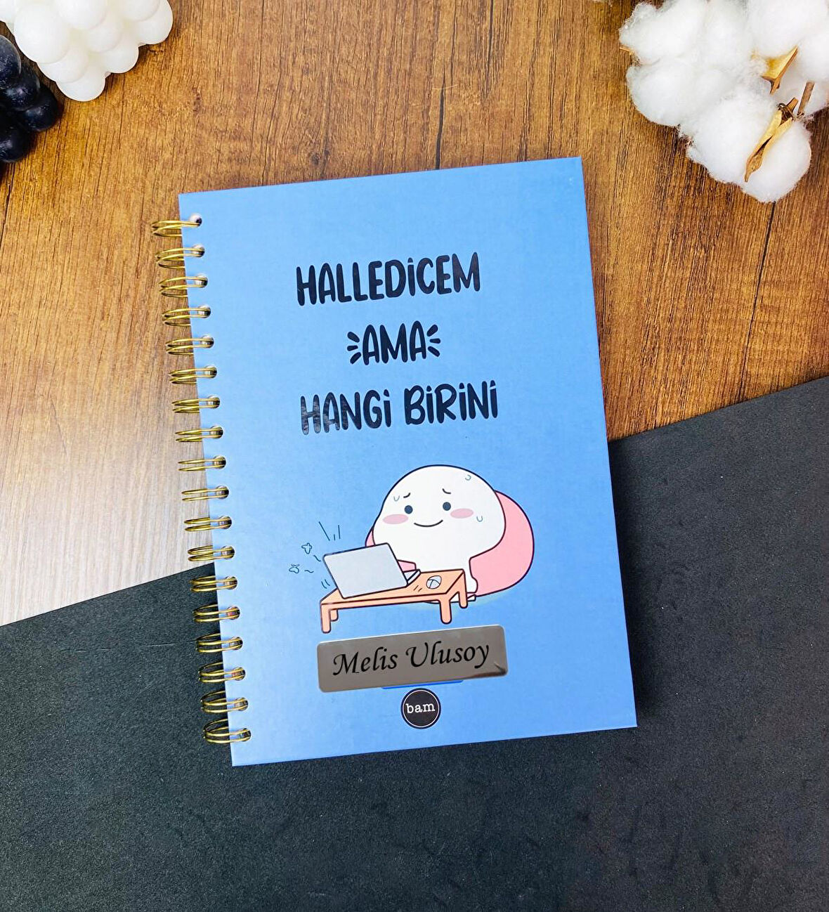 Kişiye Özel Halledicem Ama Hangi Birini Tasarımlı Konuşan Ajanda