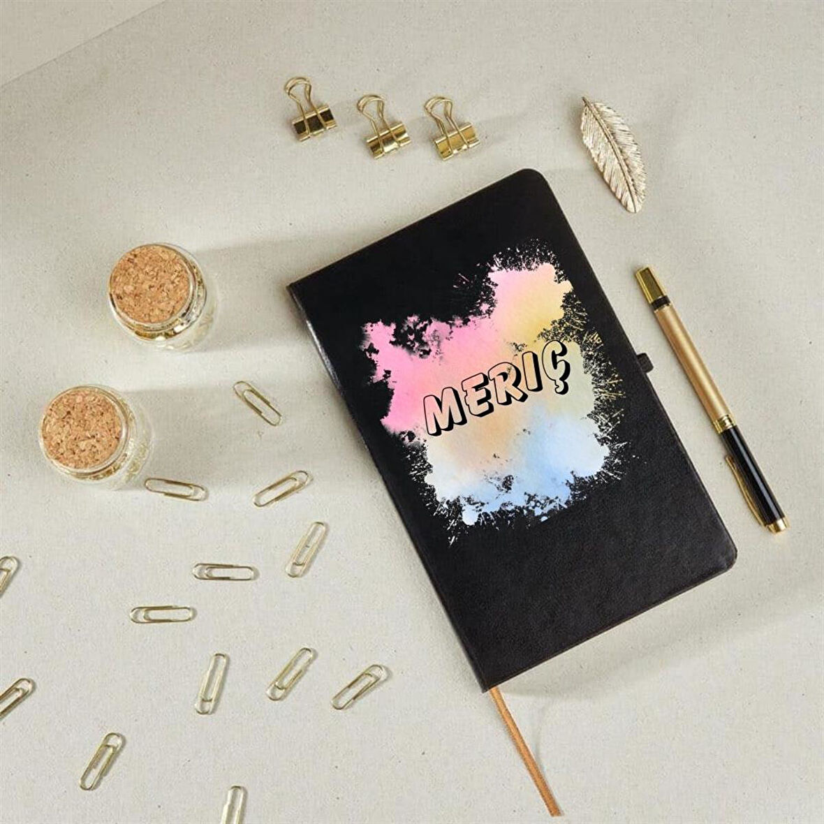 Kişiye Özel Spotify Barkod Tasarımlı Defter