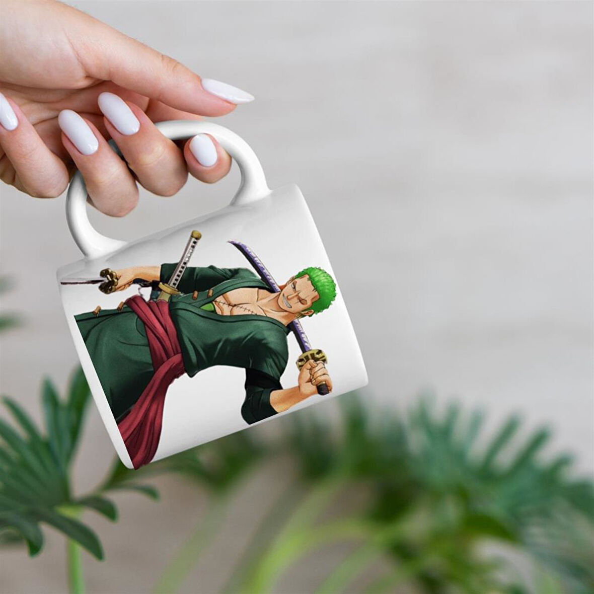 Anime One Piece Roronoa Zoro Tasarımlı Bardak
