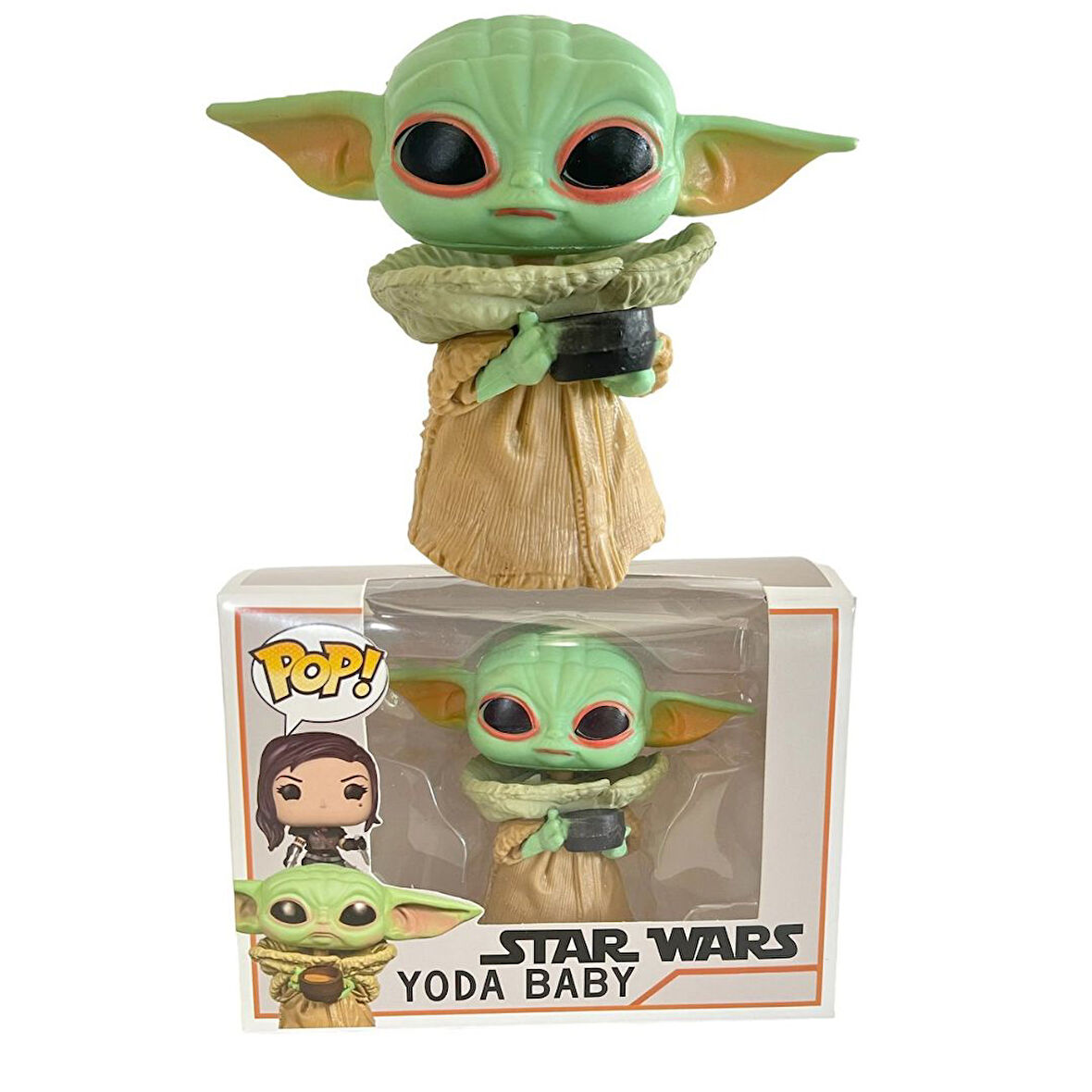 Star Wars The Mandalorian Grogu Baby Yoda Pop Stil 3 Boyutlu Figür