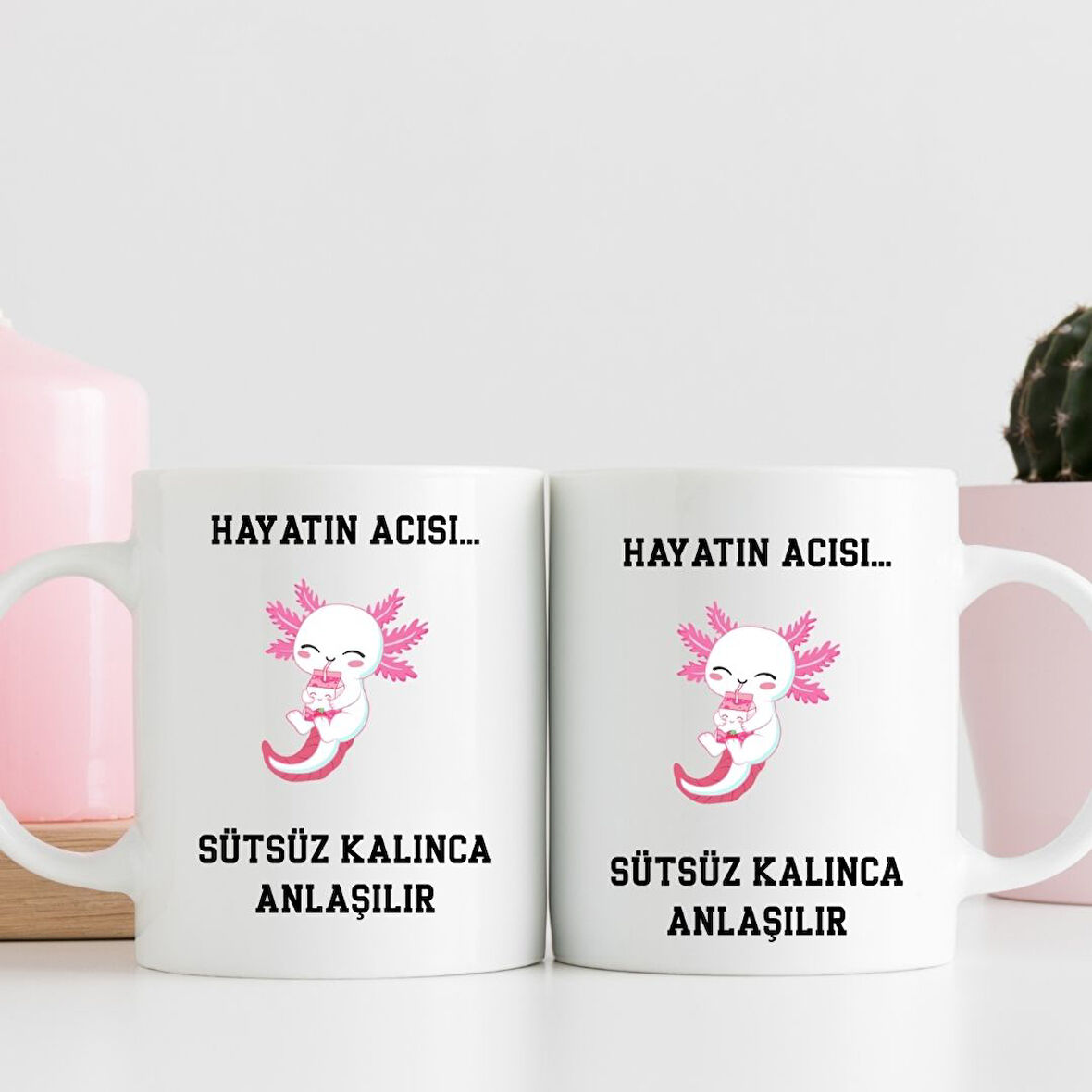 Hayatın Acısı Sütsüz Kalınca Anlaşılır – Tasarımlı Hediye Kupa Bardak